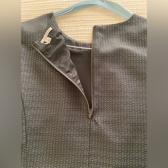 EUC Halogen Short Sleeve Lined Blouse Fully Lined SZ M Black Check Dry Cleaned! - Picture 3 of 8